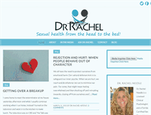 Tablet Screenshot of drrachel.com